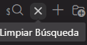 Search clear button active