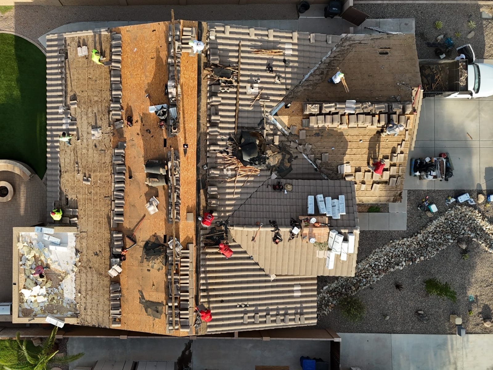 Tile re-felt by Roof Boyz in Tempe, AZ (post-job)