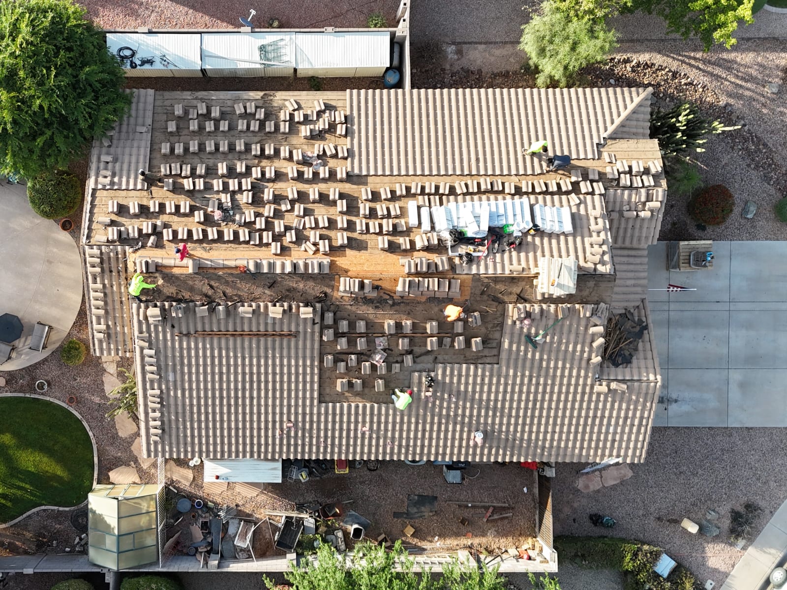 Tile re-felt by Roof Boyz in Tempe, AZ