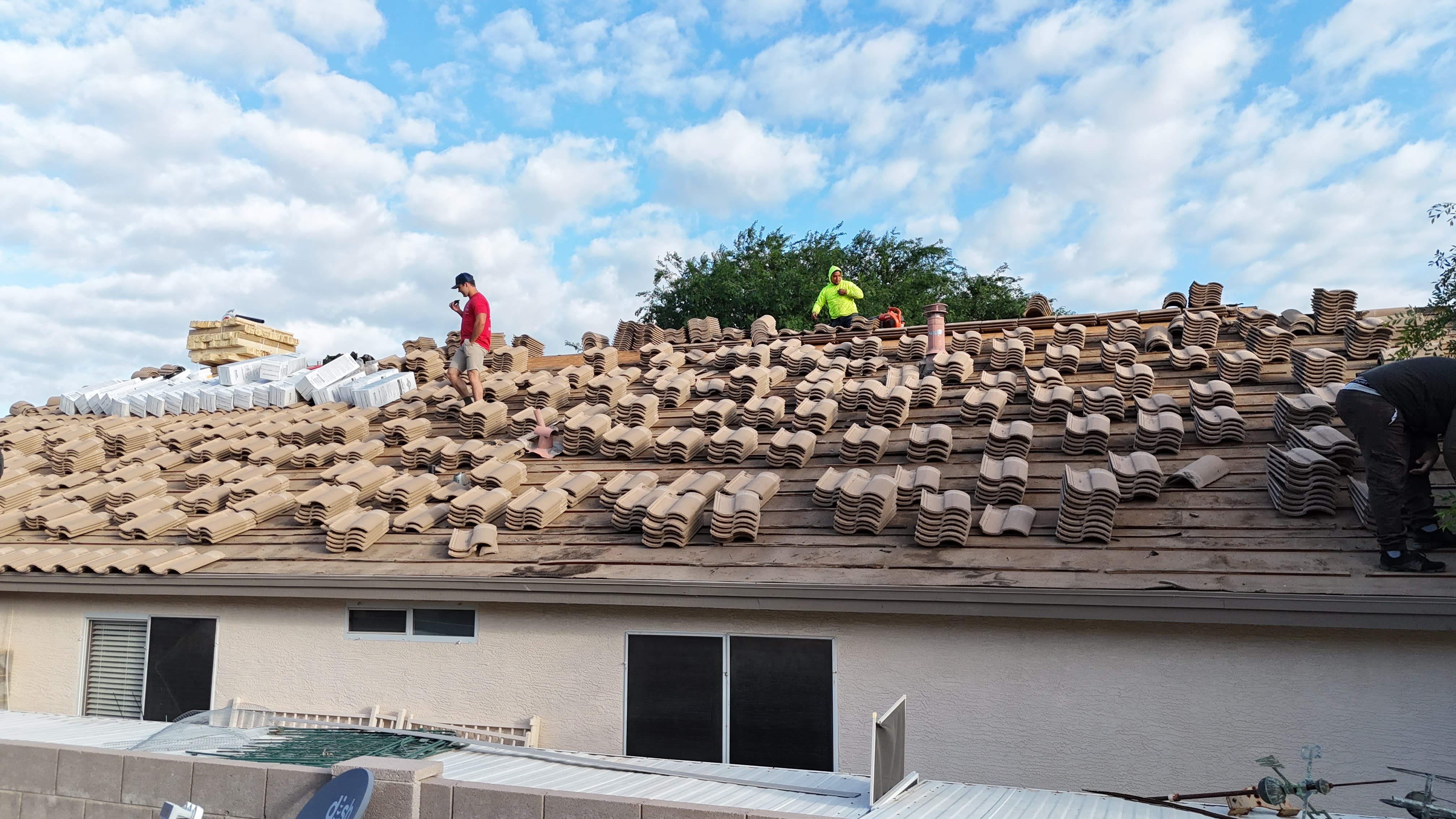Roof Boyz aerial view of a Litchfield Park roof