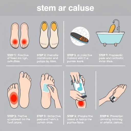 Как избавиться от стержневой мозоли в домашних условиях