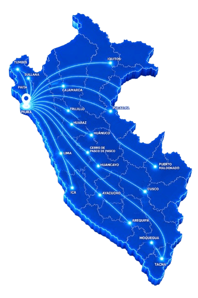 Entrega a todo el Perú