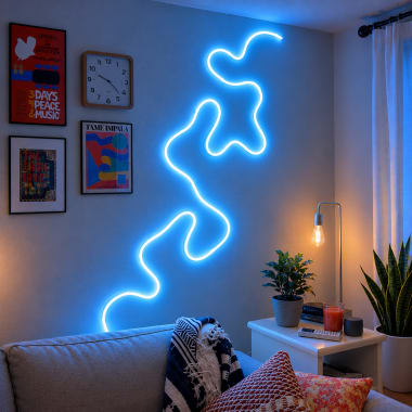 GearUP NRGB50 5 Meter RGB Neon Light with App & Remote Control