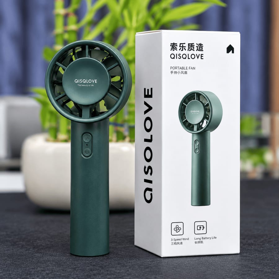 Xiaomi AISOLOVE F01 Handheld Turbo Fan (2000mAh Battery) - Green