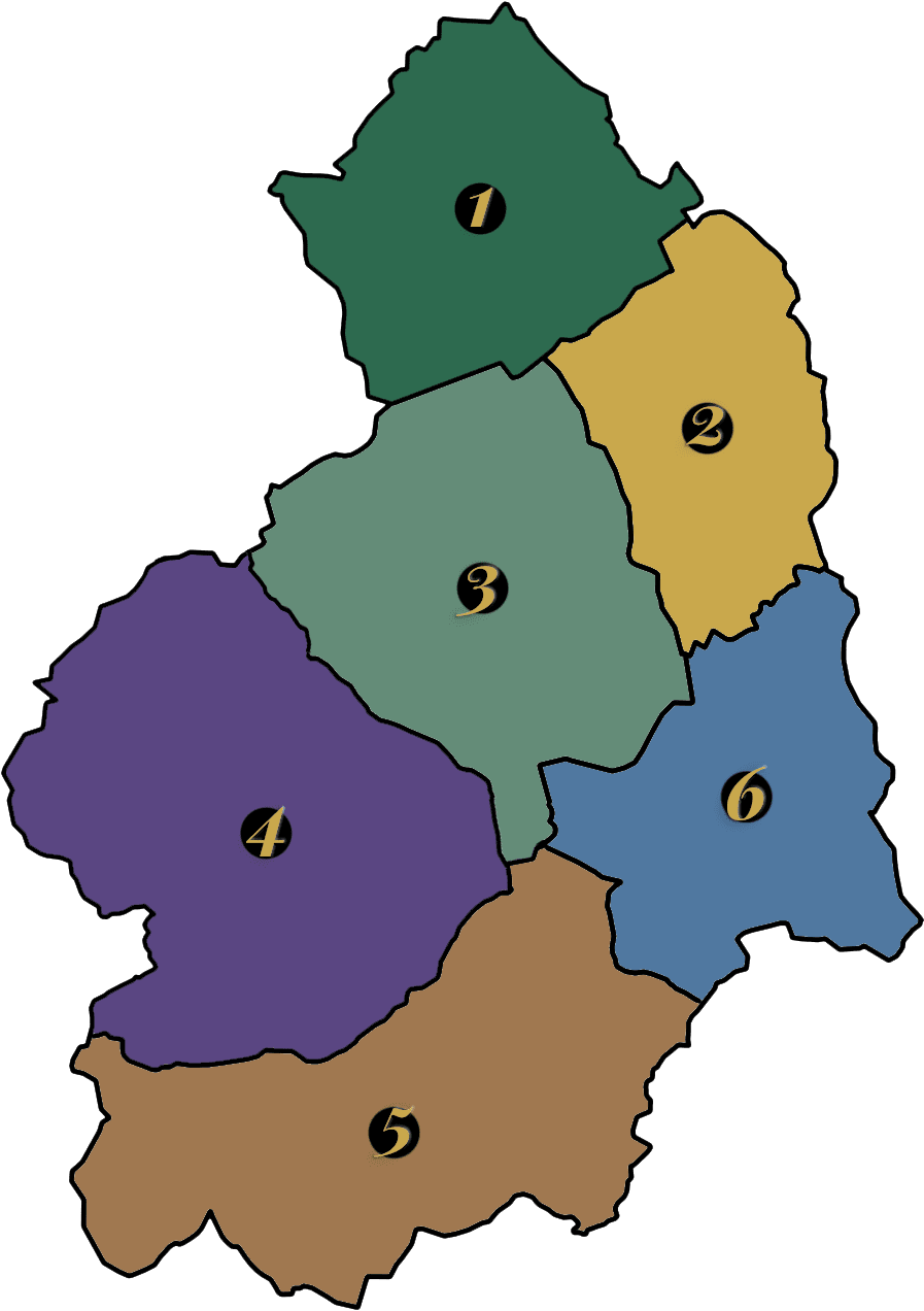 Northumberland zone map