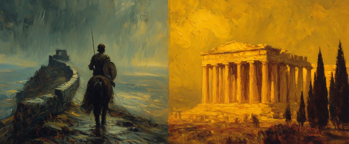 The Wall meets the ancient world — Northumberland and Greece