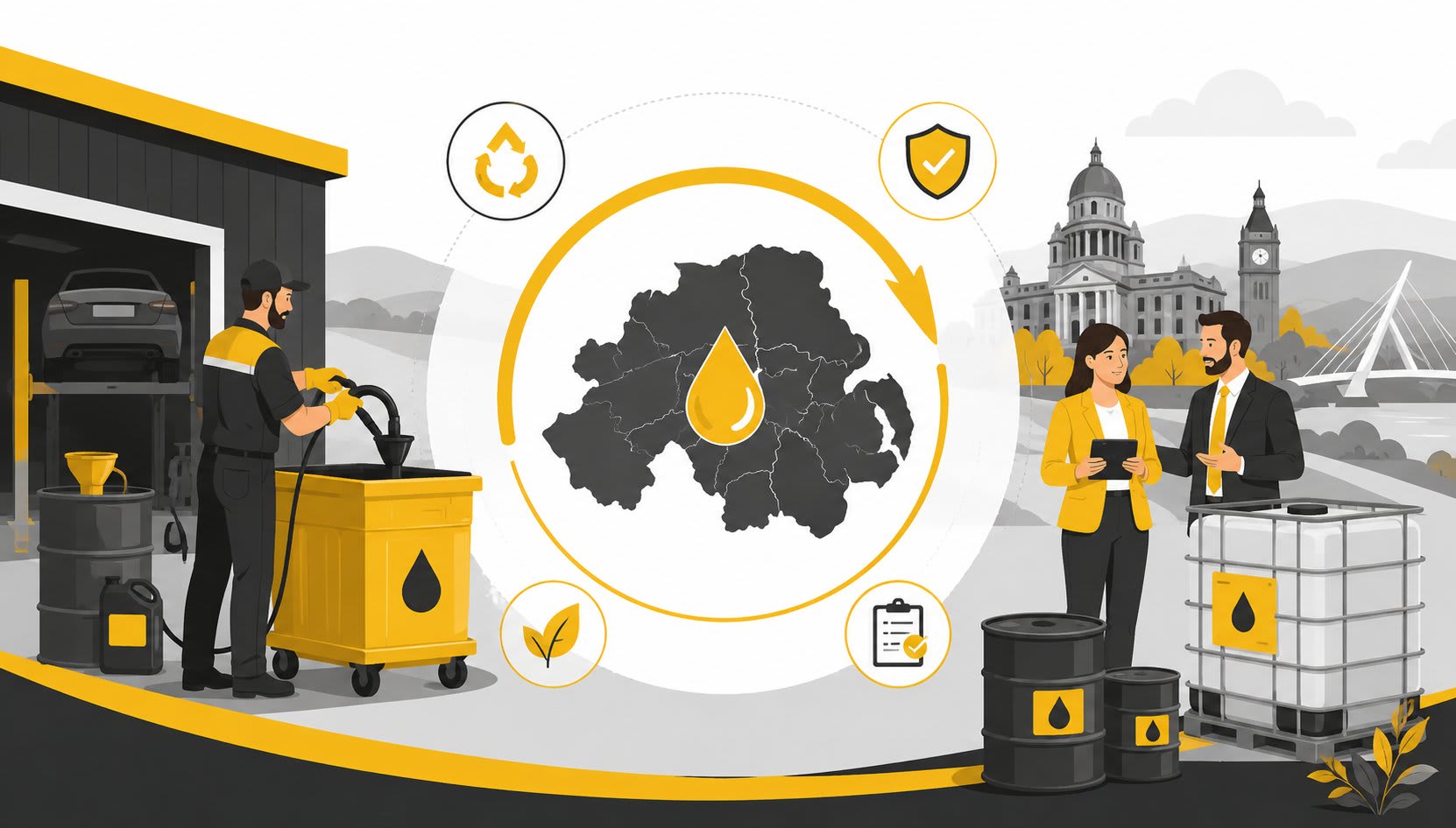 Waste Oil Collection in Northern Ireland: What Businesses Need to Know