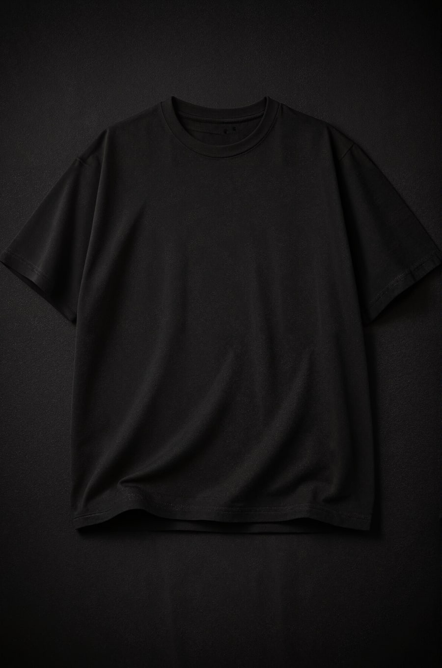 240GSM OVERSIZED TSHIRT BLACK - Image 1