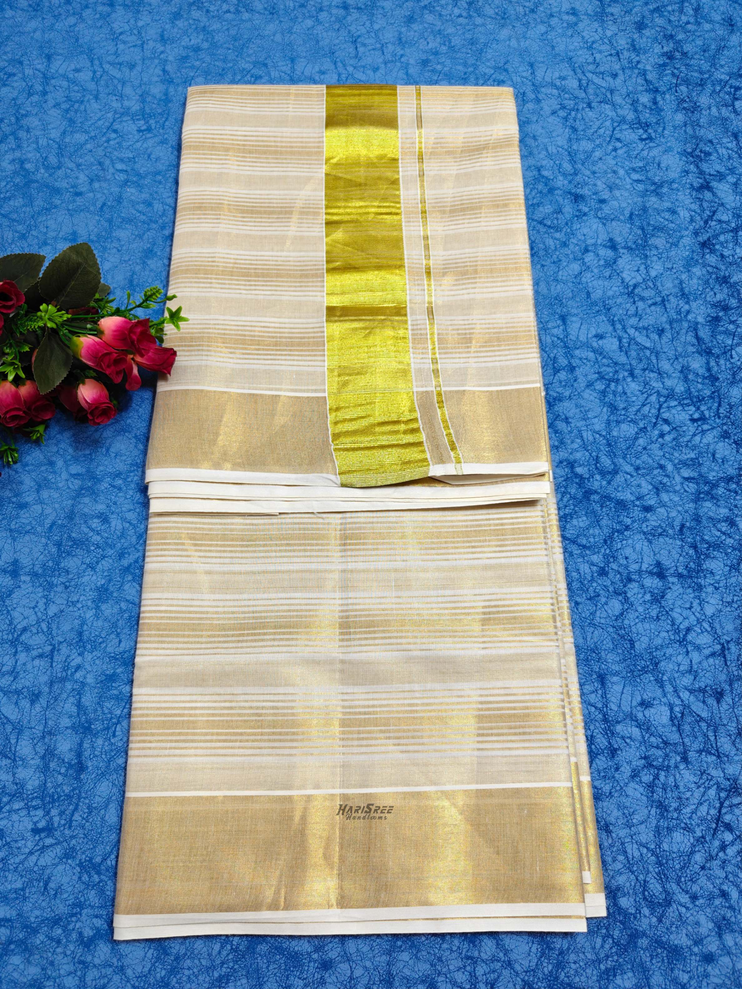 Tissue New model Strips Kerala saree HT109
