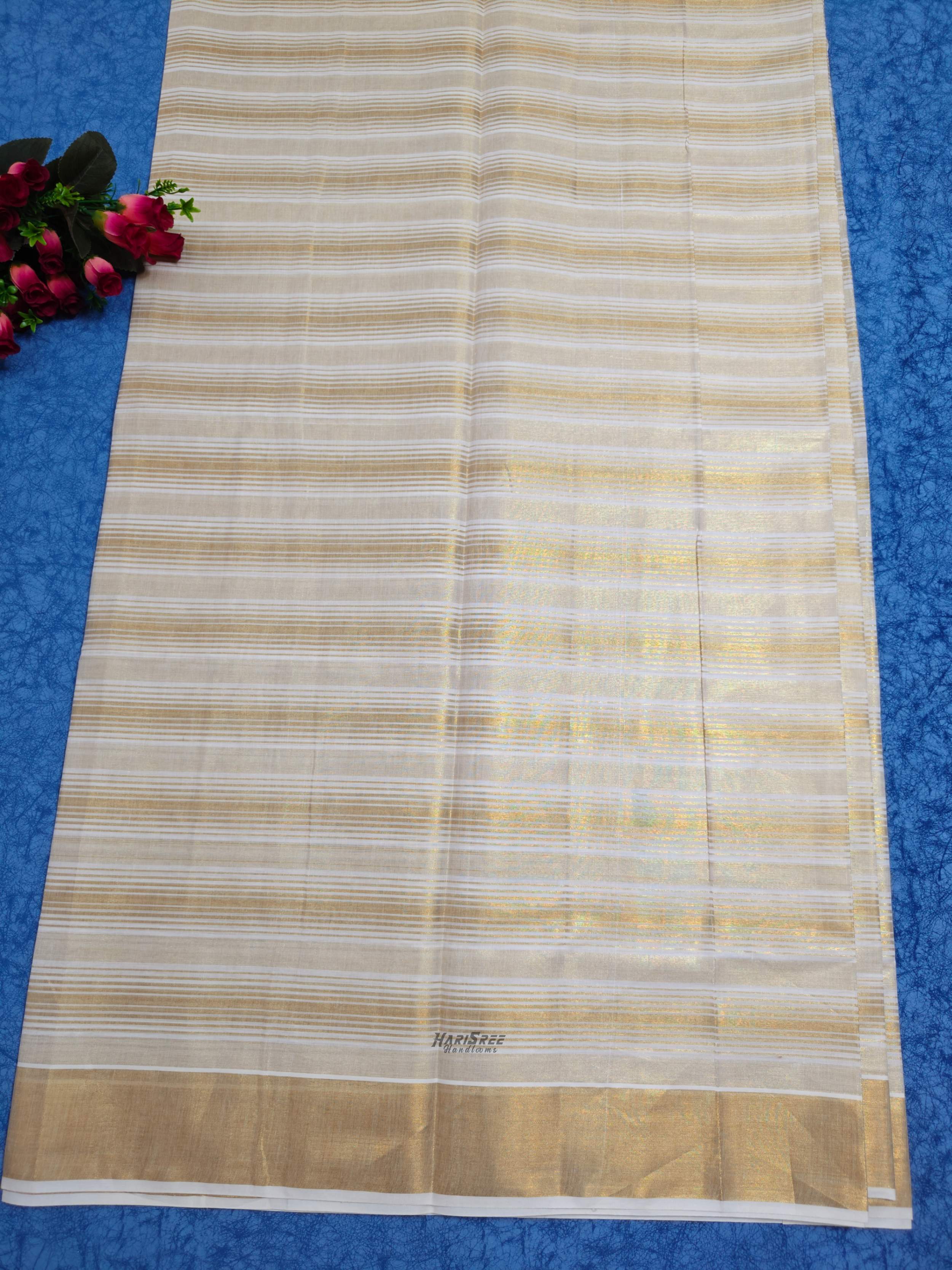 Tissue New model Strips Kerala saree HT109