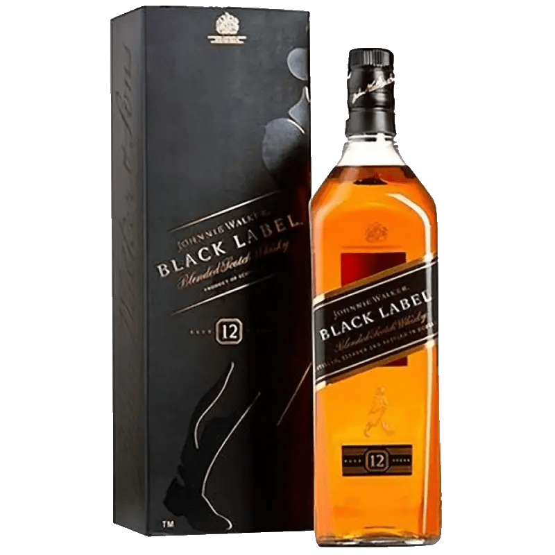 Whisky Johnnie Walker Black Label 12 Años Botella