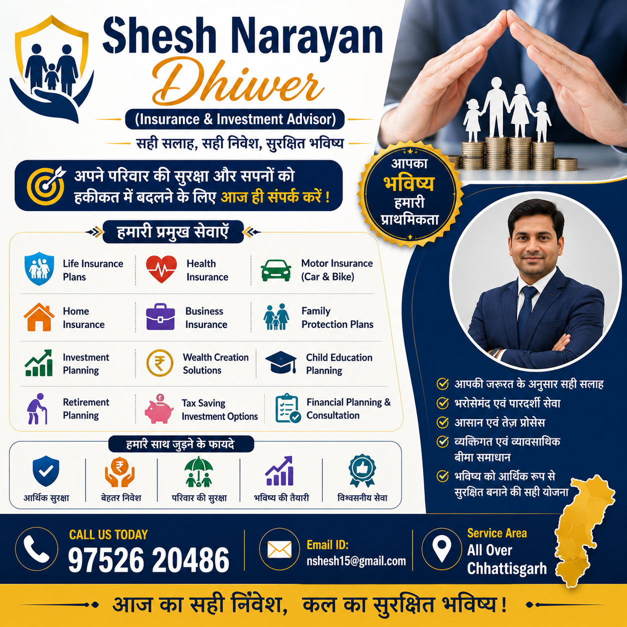 Investment and Insurance Advisor Shesh Narayan Dheewar gallery