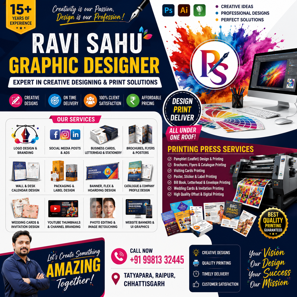 Ravi Sahu – Expert Graphic Designer | 15+ Years of Creative Experience gallery