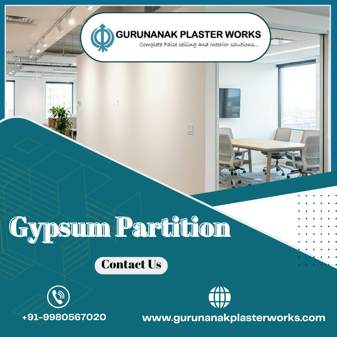 Glass Partition in Bangalore | Gurunanak Plaster Works