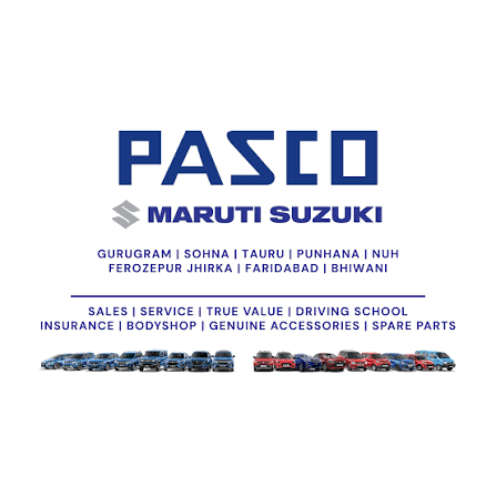 🚗 PASCO AUTOMOBILES – MARUTI SUZUKI DEALERSHIP in Gurugram Haryana India logo