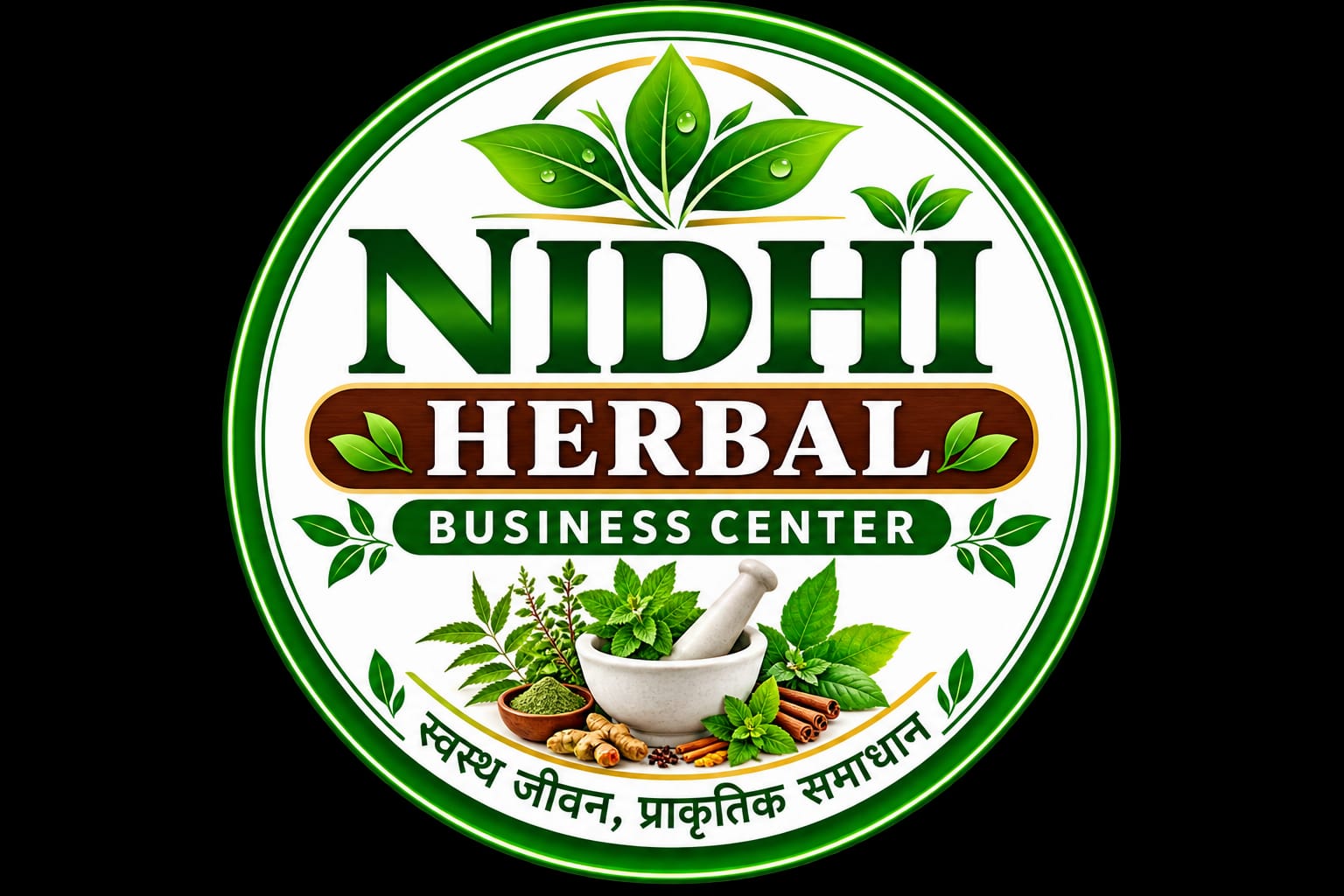 NIDHI HERBAL – Health, Herbal & Beauty Products Distributor in Raipur, Chhattisgarh logo