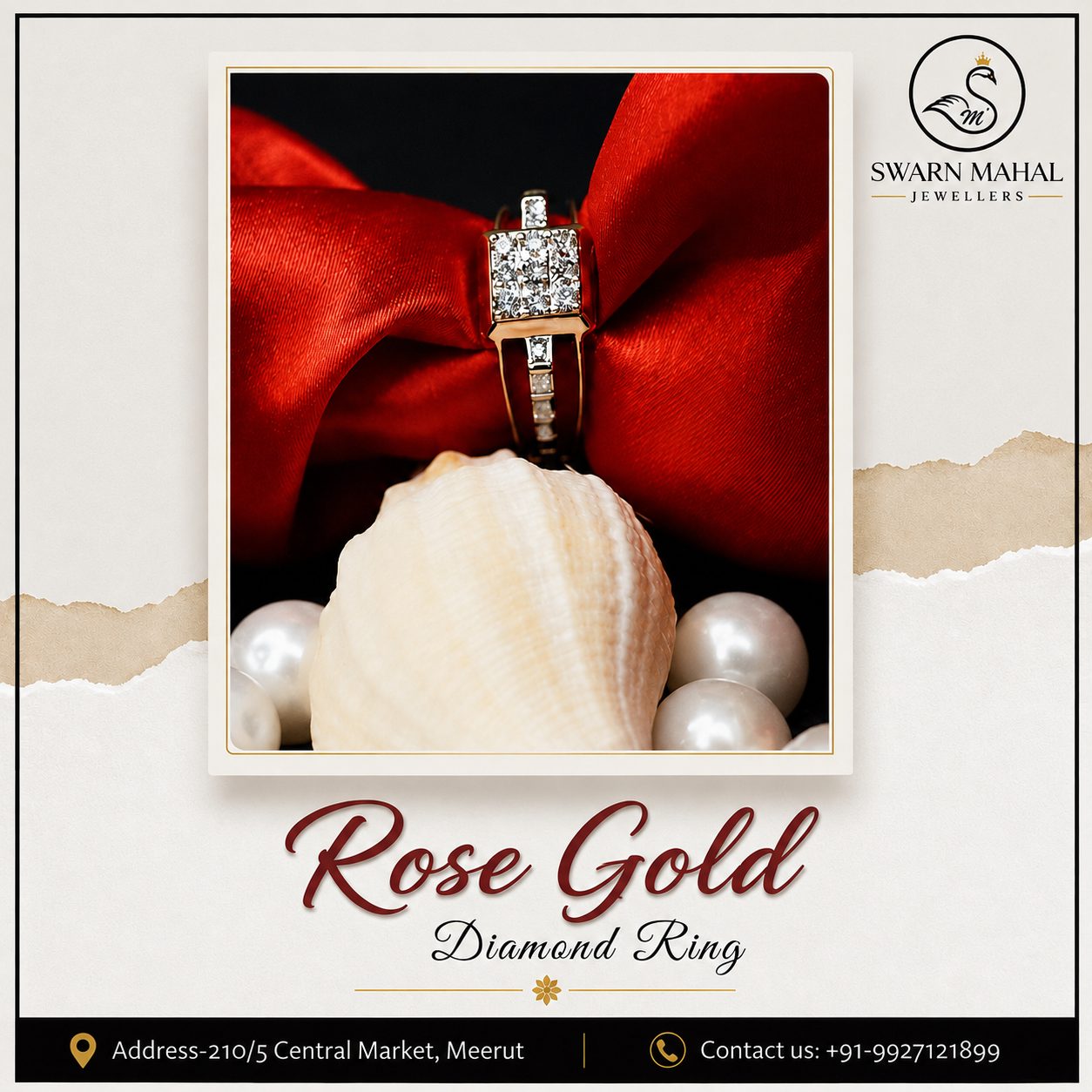 Rose Gold Diamond Ring