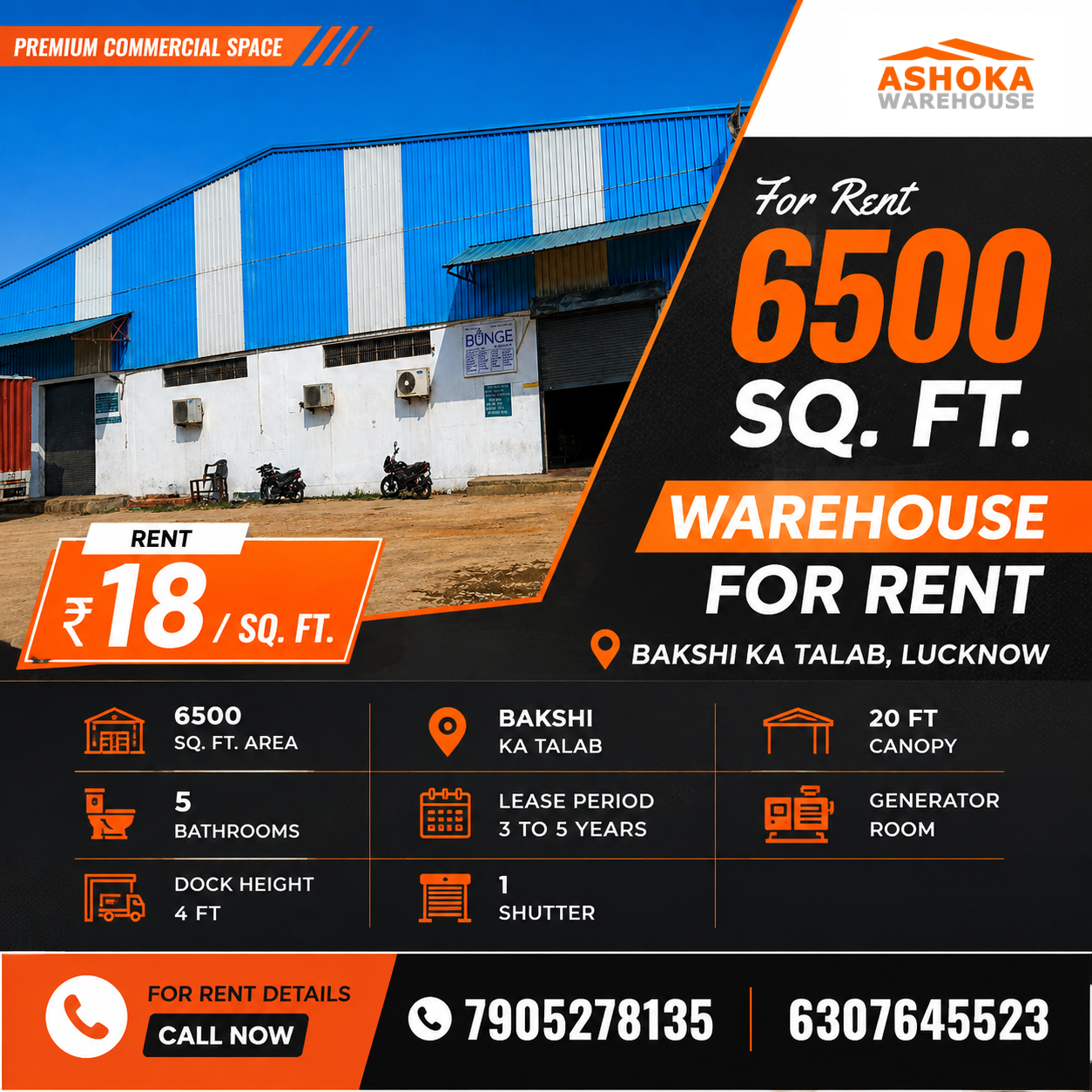 warehouse for rent in lucknow