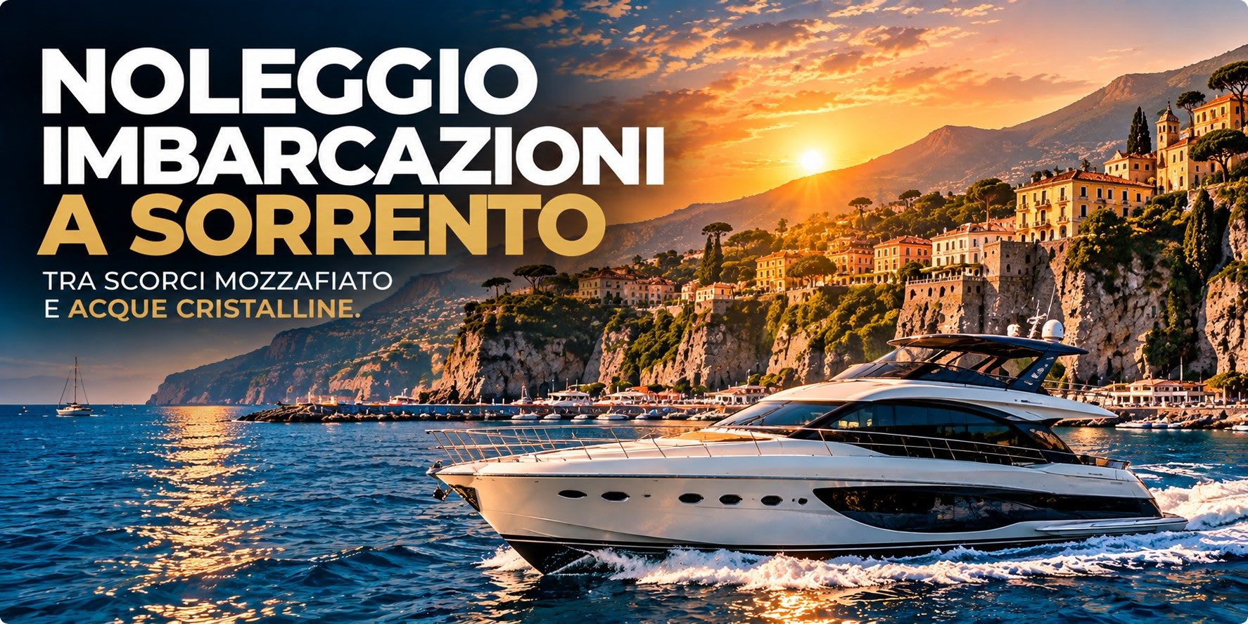 Noleggio barca e yacht a Sorrento con Valet Travel
