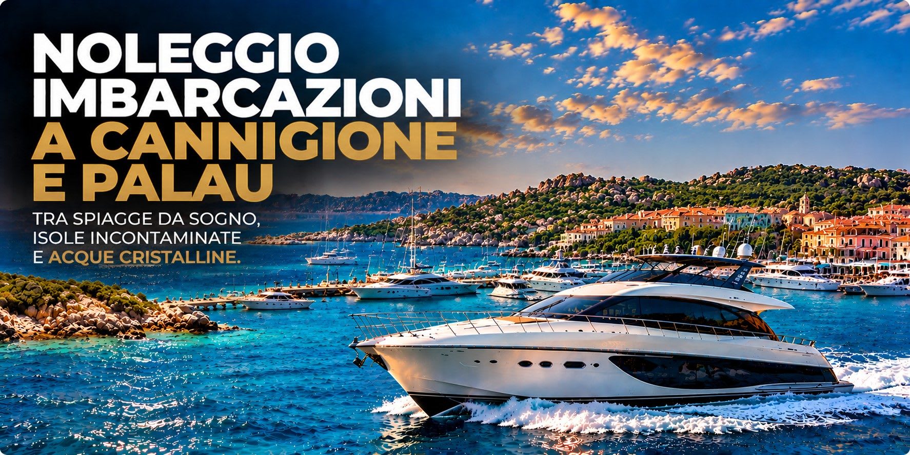 Noleggio imbarcazioni a Cannigione e Palau con Valet Travel