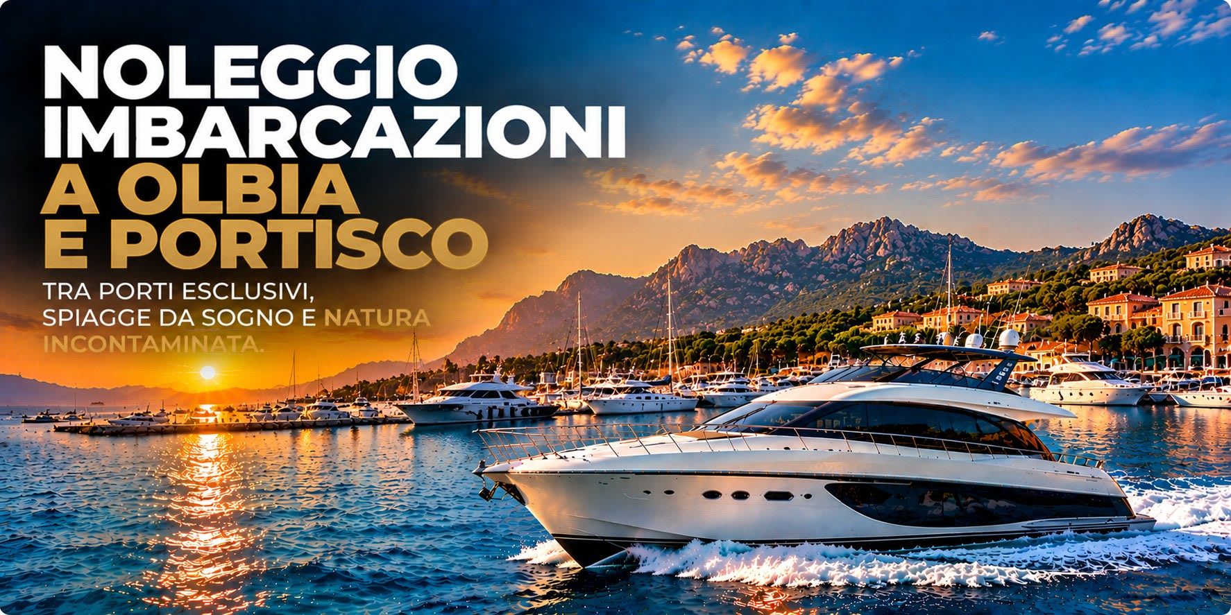 Noleggio imbarcazioni a Olbia e Portisco con Valet Travel