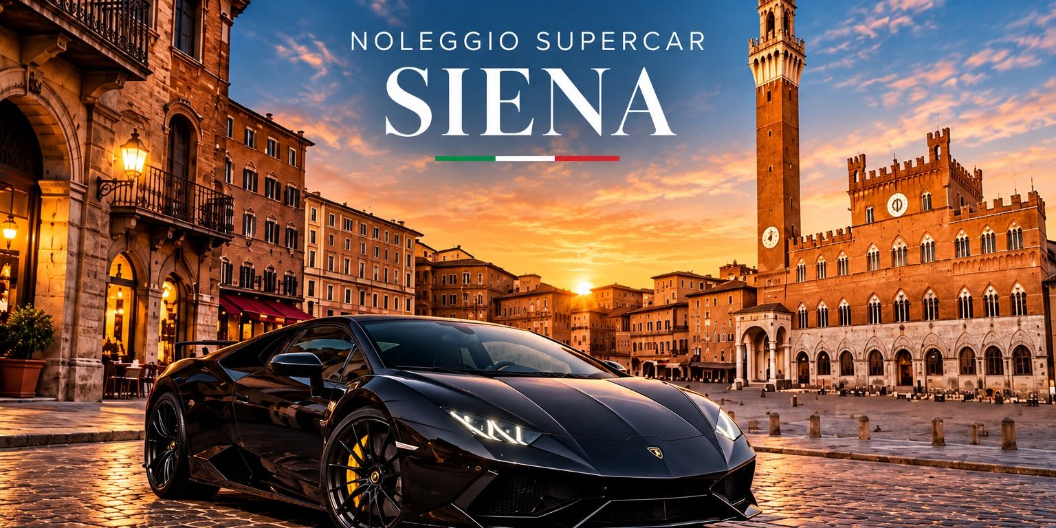 Noleggio supercar Siena: Lamborghini Urus SE verde tra i vigneti