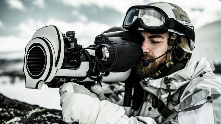 Carl-Gustaf M4 in artic enviroment with AFCD from SENOP