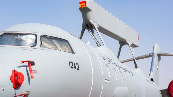 GlobalEye on display at Dubai Air Show 2025