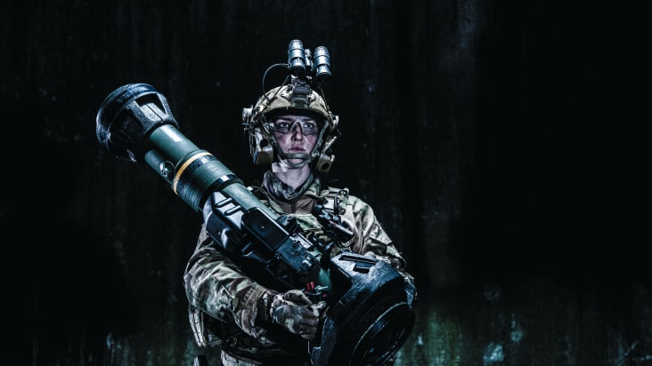 Soldier with NLAW