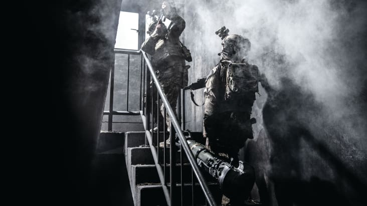 NLAW carried by soldier