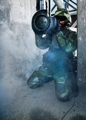Swedish soldier with NLAW