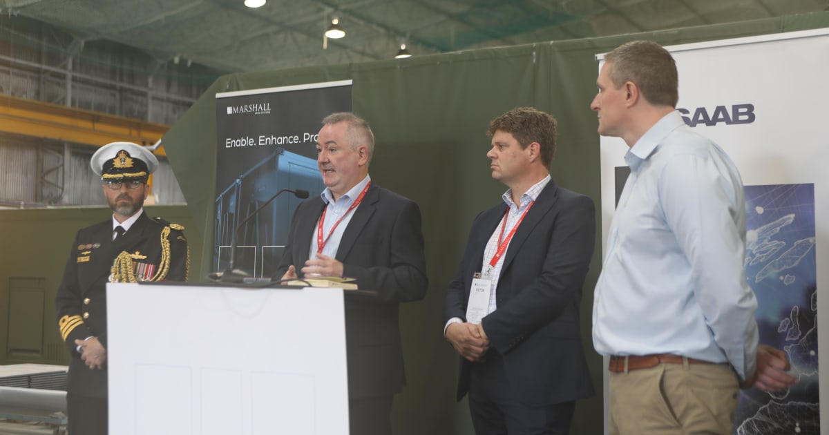 Saab accepts CT scanners from Marshall Land Systems