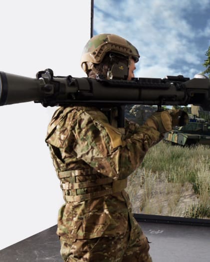 Ground Combat Indoor Trainer Saab