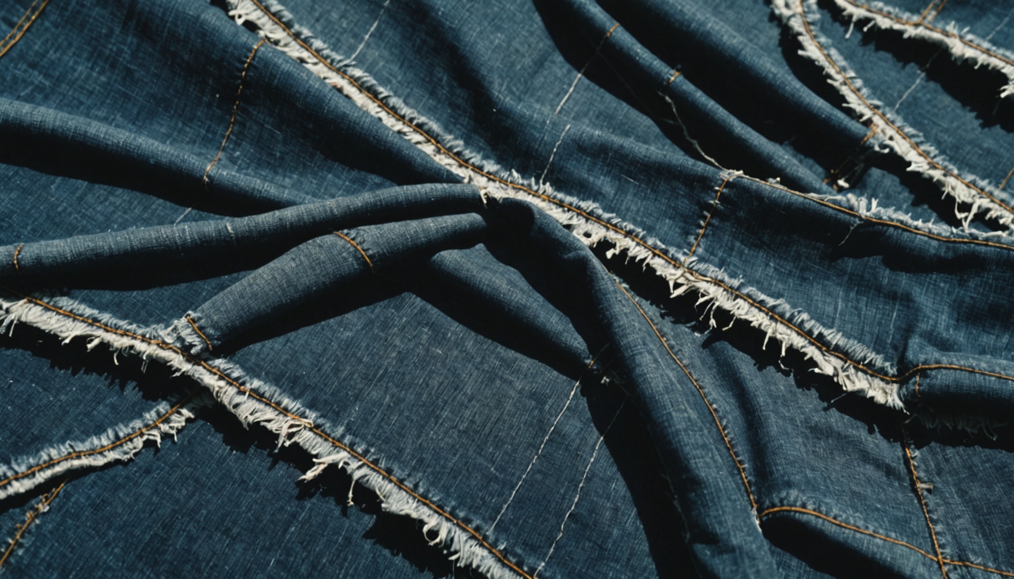 Deconstructed Denim Fragmentation