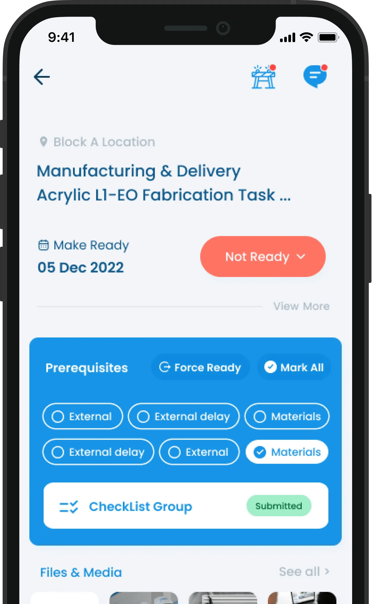 VisiLean LiveSite mobile app