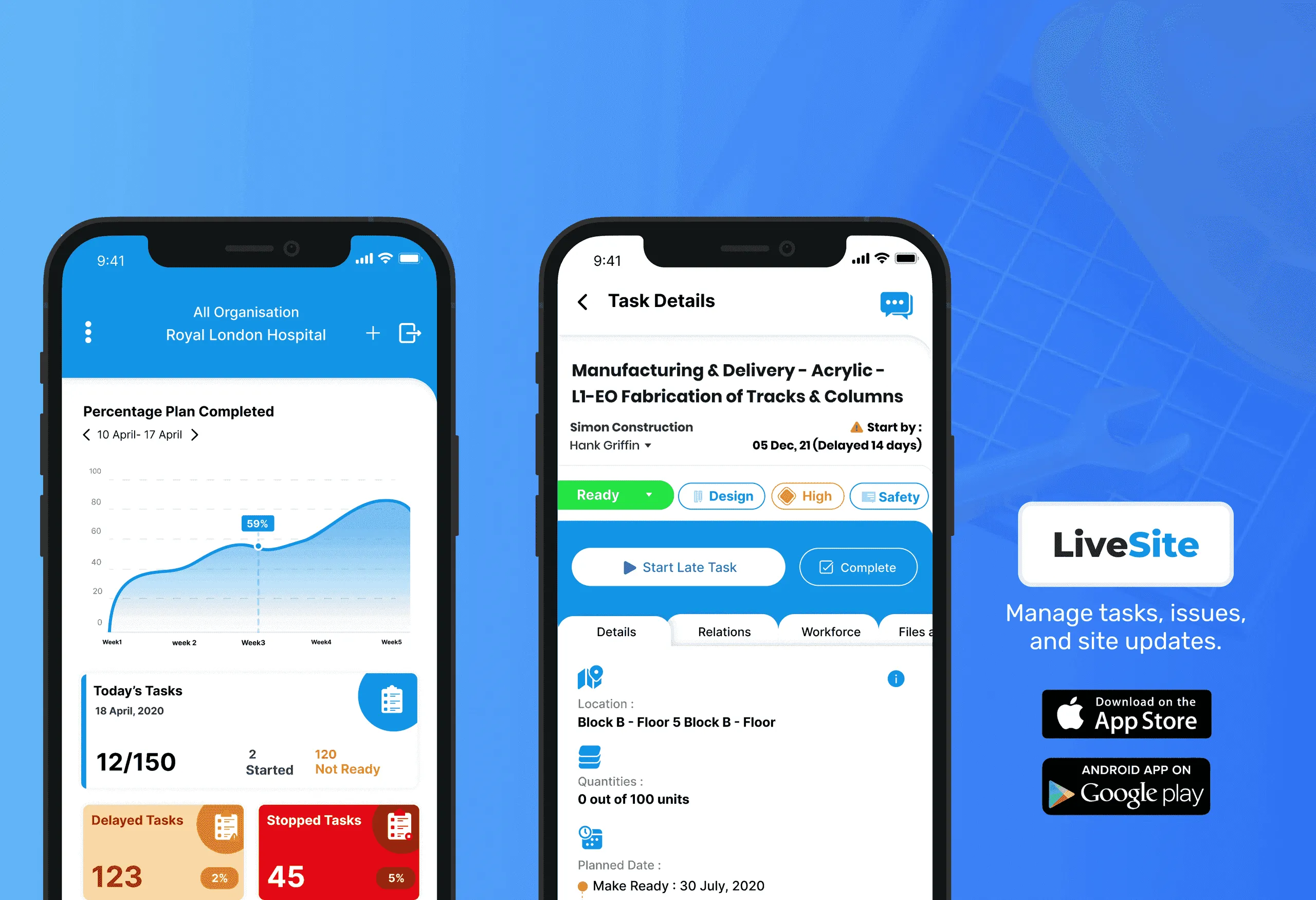 LiveSite Mobile App visual