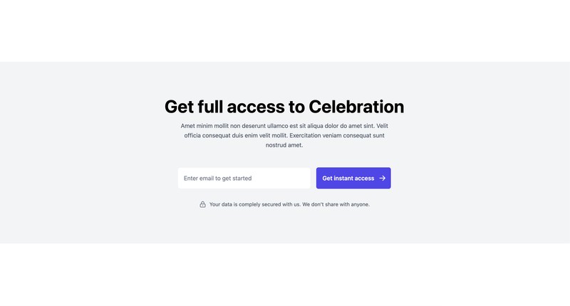 Effective Call to Action (CTA) Designs with Tailwind CSS FullScreen ...