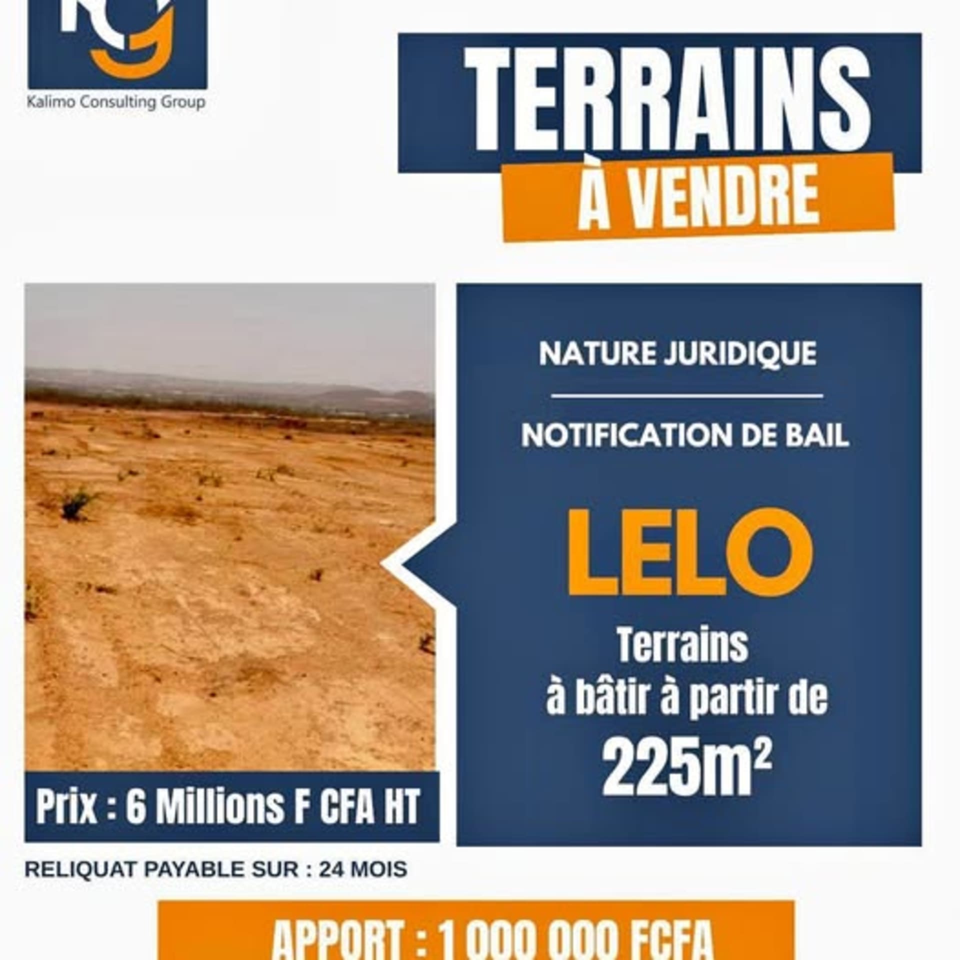 Terrains à Lélo