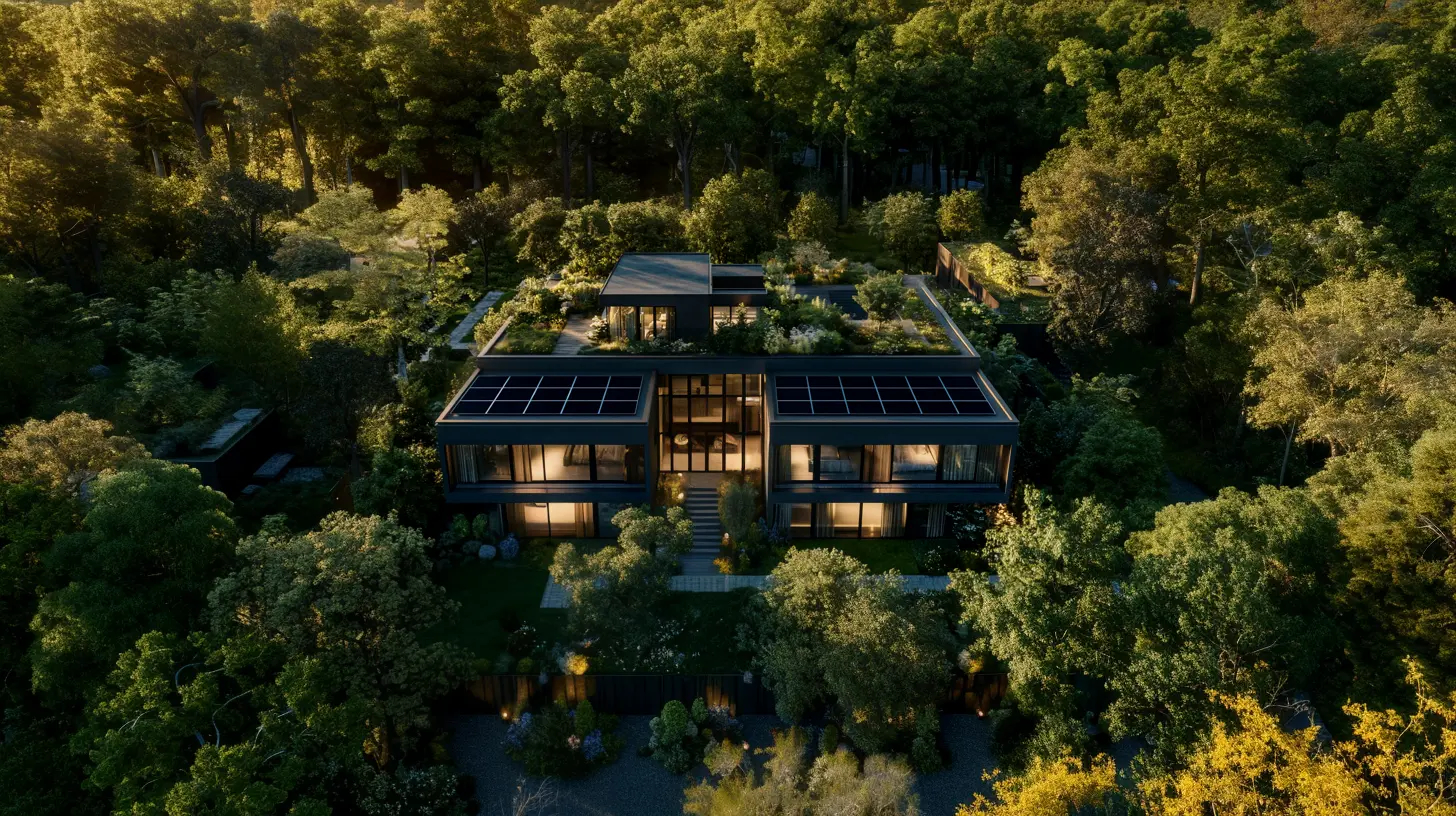 Home with solar