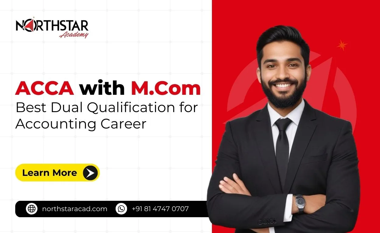 ACCA with MCom career roadmap, students pursuing ACCA and MCom together, benefits of dual qualification in accounting