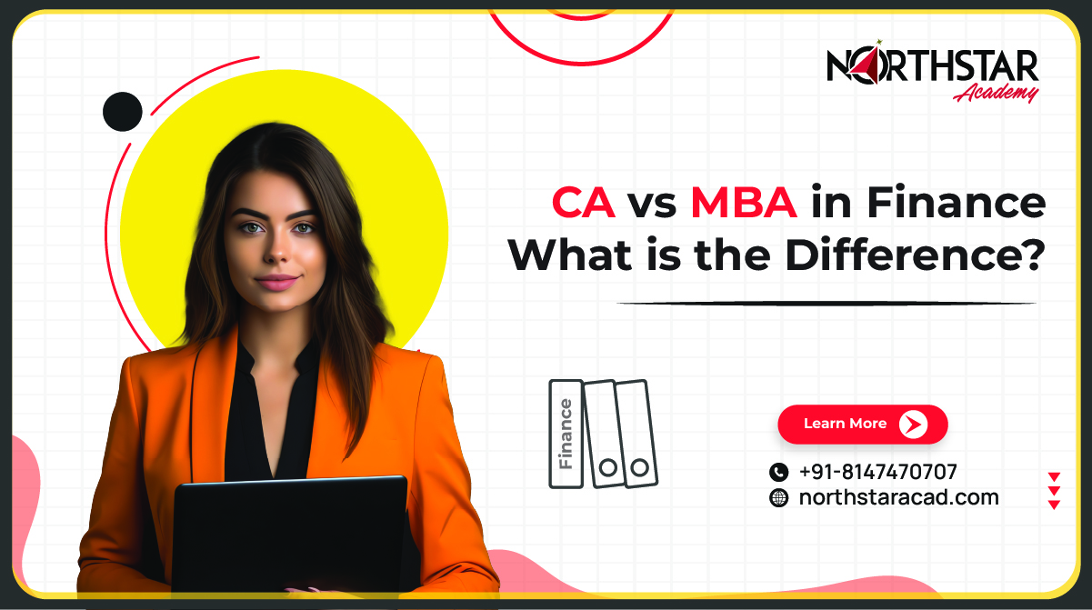 comparison chart of CA vs MBA in Finance, career paths after CA and MBA, salary difference between CA and MBA