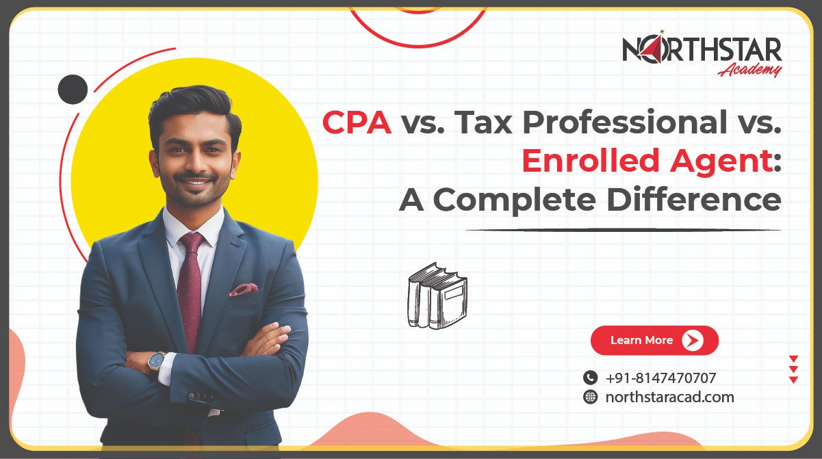 comparison chart of CPA EA tax professional, CPA vs EA credentials overview, career options in tax and accounting