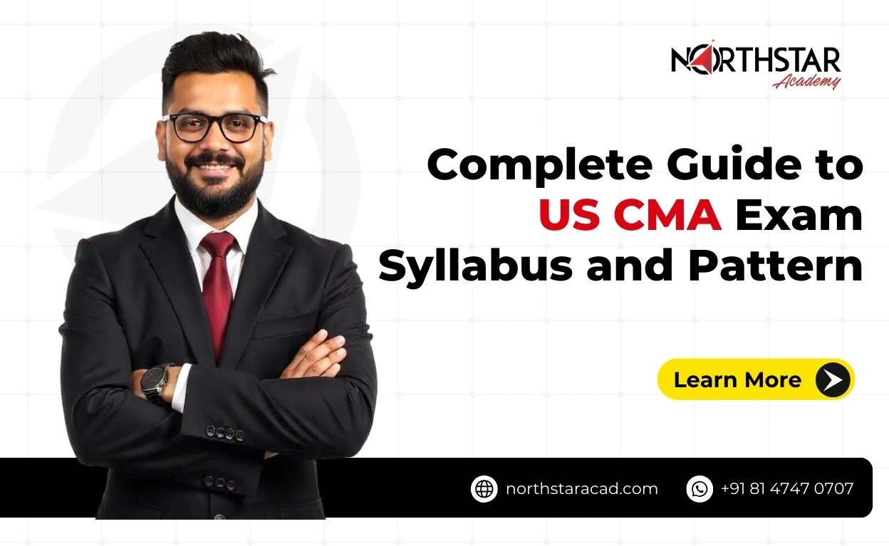 US CMA syllabus 2026 breakdown chart, CMA USA exam pattern 2026 overview, candidate studying CMA 2026 course material
