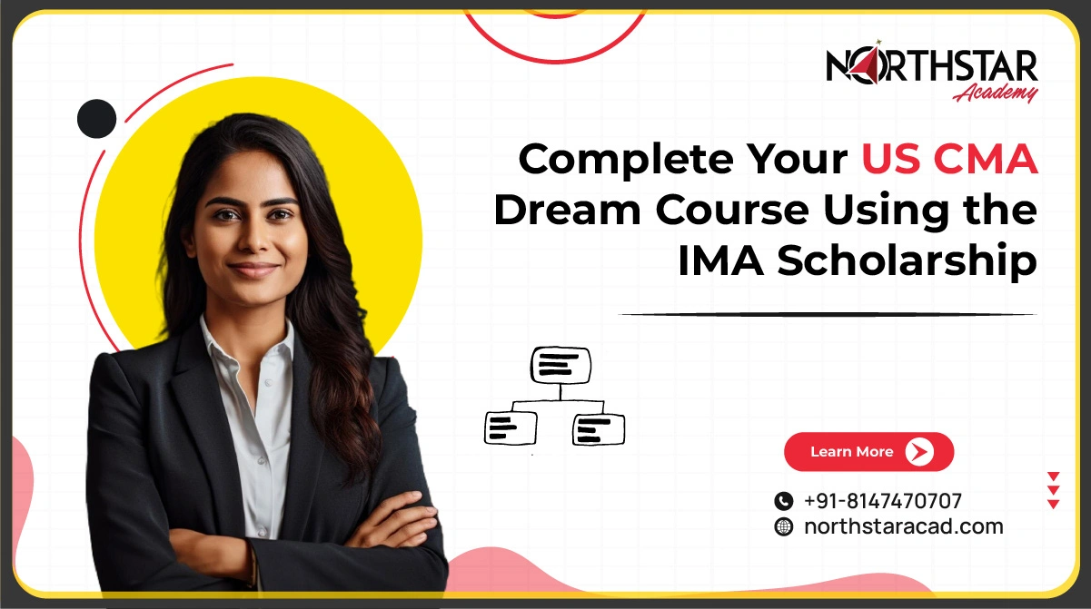 student receiving IMA scholarship for CMA, US CMA course with financial aid support, IMA scholarship opportunity for CMA students
