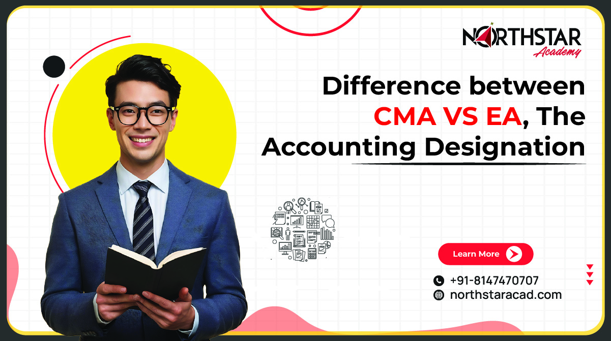 CMA vs EA comparison chart, Career options after CMA and EA, CMA vs EA salary and exam difficulty