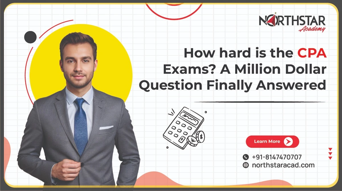 CPA exam difficulty chart, student stressed over CPA exam, CPA exam pass rate comparison