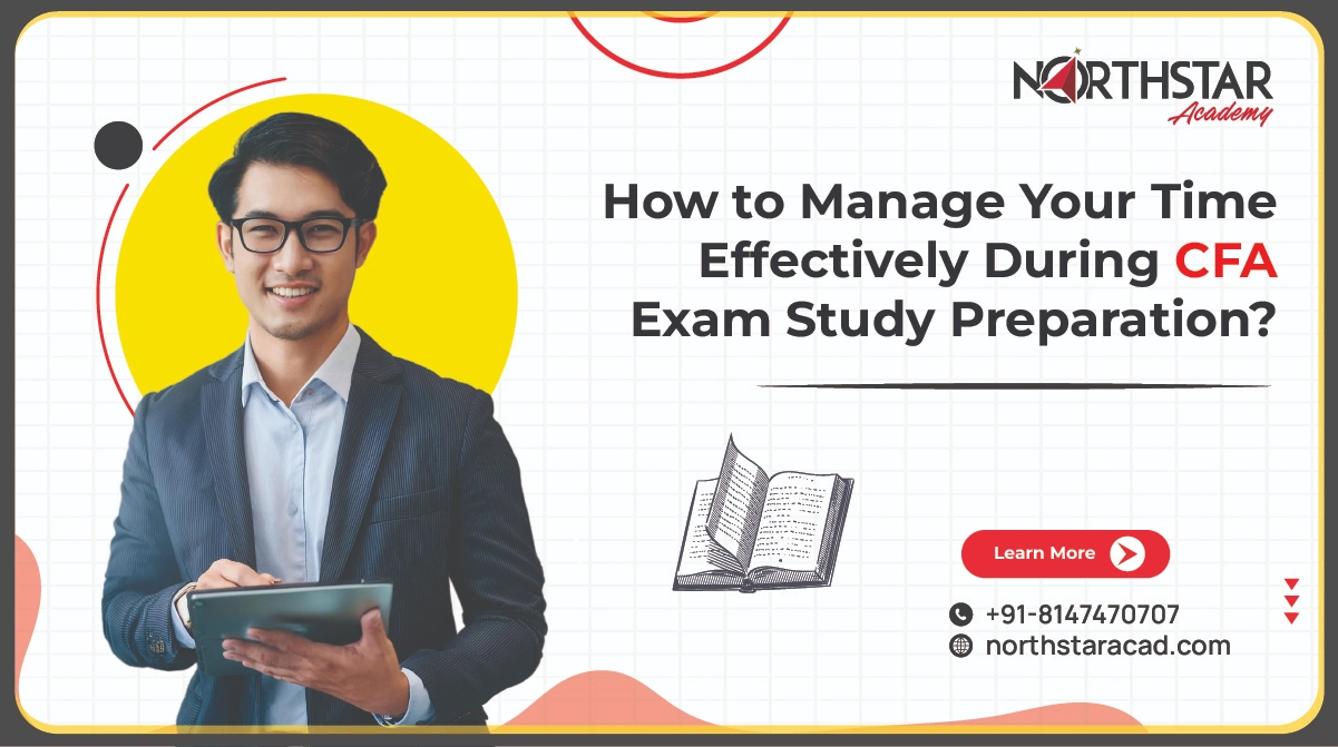 CFA study timetable chart, student using planner for CFA prep, effective CFA study routine illustration