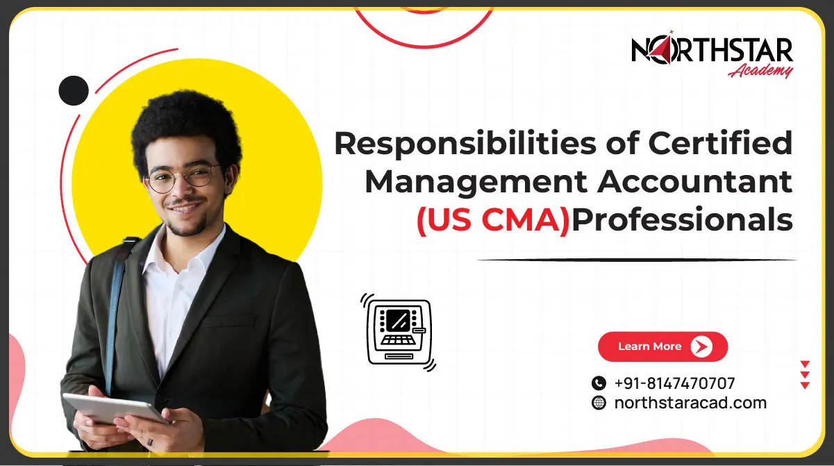 Certified Management Accountant analyzing financial data, US CMA professional presenting budget report, CMA discussing strategic financial planning