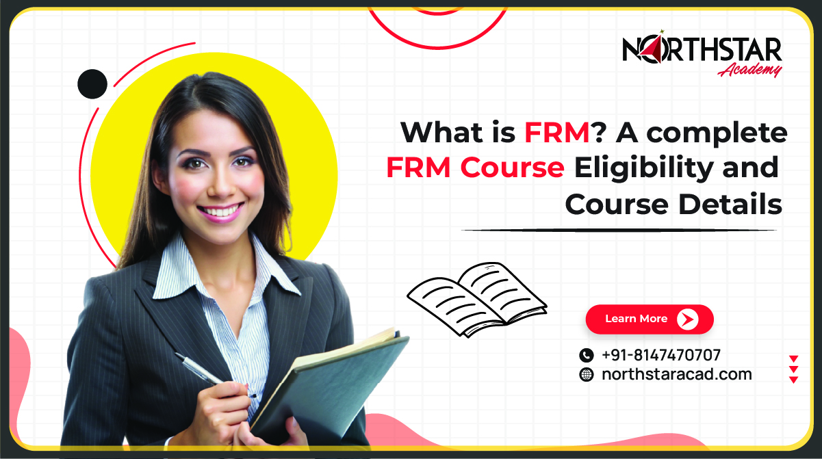 FRM course overview chart, student reading FRM syllabus guide, eligibility criteria for FRM course explained
