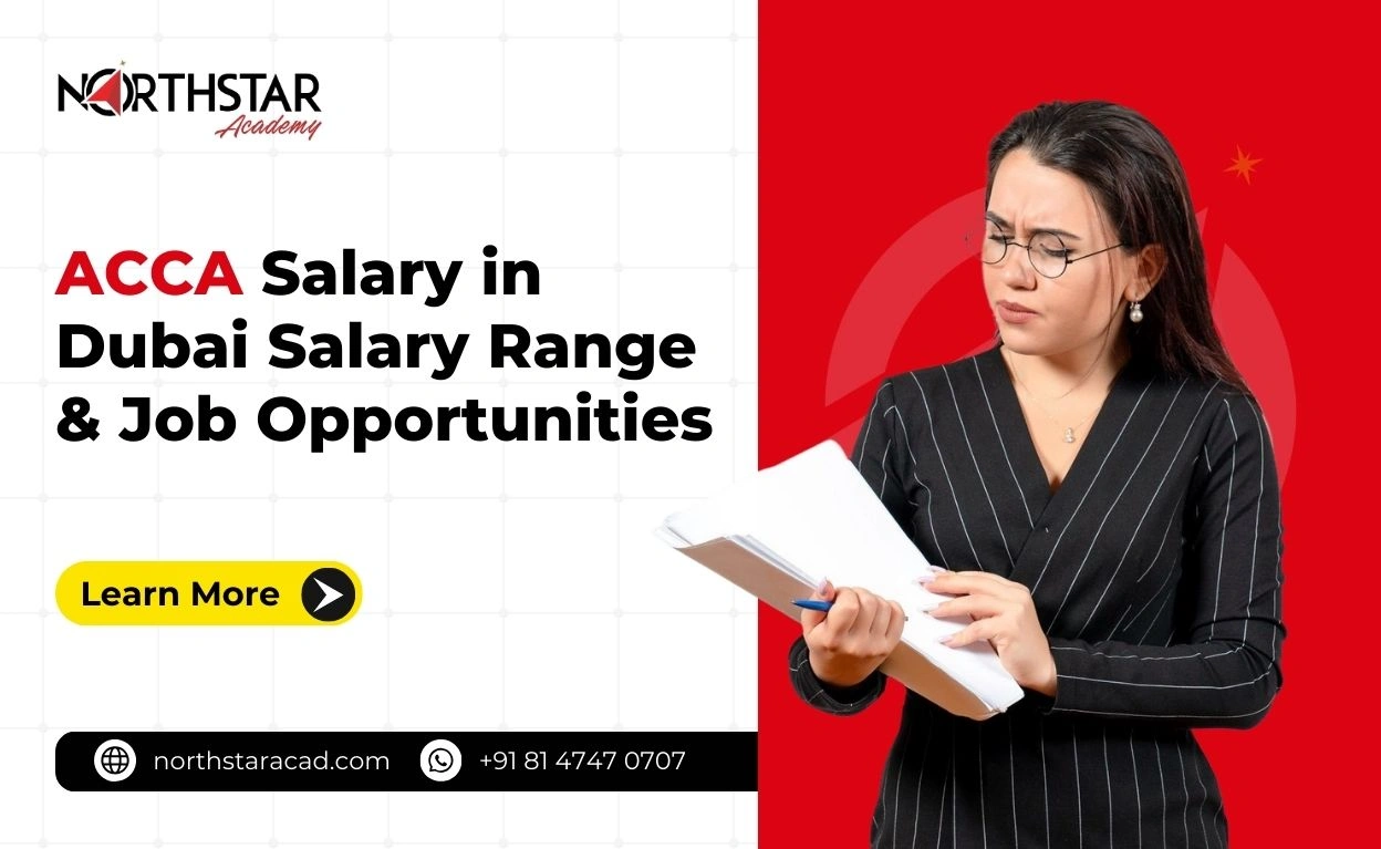 ACCA professional working in Dubai office, salary comparison chart for ACCA in Dubai, job roles for ACCA in UAE companies